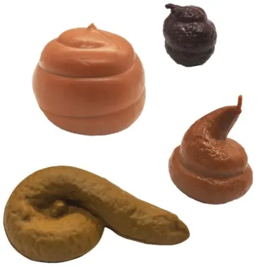 Sản phẩm 1 BÃI SHIT giả màu nâu - Đồ chơi nhựa mềm dẻo, mô phỏng thật, lý tưởng cho trò đùa bạn bè và quay video. 1