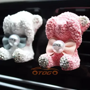 Sáp Thơm Gấu Kẹp Cute Kẹp Cửa Gió, Mùi Thơm Không Khí Thông Hấp Thoáng &amp; Tươi Mẹo 5
