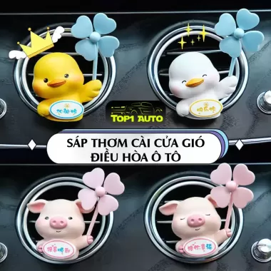Sáp Thơm Ô Tô Kiểu Dáng Mô Hình Thú Cưng Chong Chóng Gắn Cửa Gió Thoát Khí Xe Trang Trí 5 Sáp Thơm Ô Tô Kiểu Dáng Mô Hình Thú Cưng Chong Chóng Gắn Cửa Gió Thoát Khí Xe Trang Trí 5