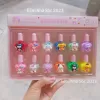 [SET 12-24 LỌ] Sơn Móng Tay Tự Bong An Toàn Cho Bé Gái – Nhiều Màu Pastel &amp; Nhũ Lấp Lánh