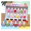 [SET 12-24 LỌ] Sơn Móng Tay Tự Bong An Toàn Cho Bé Gái – Nhiều Màu Pastel &amp; Nhũ Lấp Lánh 3