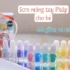 [SET 12-24 LỌ] Sơn Móng Tay Tự Bong An Toàn Cho Bé Gái – Nhiều Màu Pastel &amp; Nhũ Lấp Lánh 5