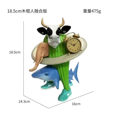 Sét 12 nhận vật Tung Tung Tung Sahur Nhân vật hành động PVC Búp bê đồ chơi cho trẻ em Quà tặng-The Pooh 8