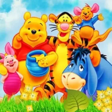 Sét 12 nhận vật Tung Tung Tung Sahur Nhân vật hành động PVC Búp bê đồ chơi cho trẻ em Quà tặng-The Pooh 9