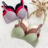 Set 3 áo lót nữ đúc su cúp ngang nâng ngực đệm bàn tay dày 2cm mã 17 Bra Áo Ngực Cúp Ngực 4