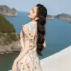Set Sơ Mi Nữ Hana Phối Chân Váy Hoạ Tiết Ren Lỗ, Bộ Áo Chân Váy Sang Chảnh Tiểu Thư Tôn Dáng Đi Chơi LAGOO 4