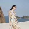 Set Sơ Mi Nữ Hana Phối Chân Váy Hoạ Tiết Ren Lỗ, Bộ Áo Chân Váy Sang Chảnh Tiểu Thư Tôn Dáng Đi Chơi LAGOO 5