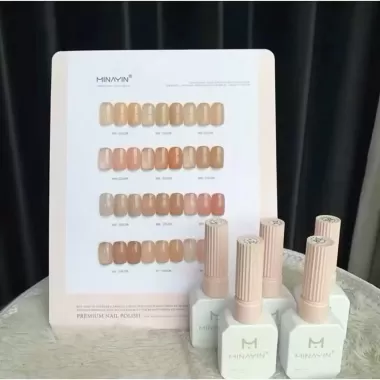 Set sơn gel thạch Minayin 12 màu ( tặng kèm bảng màu ) 1