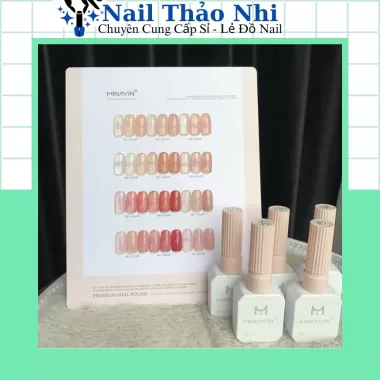 Set sơn gel thạch Minayin 12 màu ( tặng kèm bảng màu ) 4