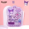 Set Sơn Móng Tay Và Dán Móng Hoạt Hình Melody Kuromi Cinnamaroll Siêu Dễ Thương An Toàn Lành Tính Cho Da Tay Bé 4