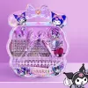 Set Sơn Móng Tay Và Dán Móng Hoạt Hình Melody Kuromi Cinnamaroll Siêu Dễ Thương An Toàn Lành Tính Cho Da Tay Bé 6