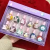 Set Sơn Móng Tay Và Dán Móng Hoạt Hình Melody Kuromi Cinnamaroll Siêu Dễ Thương An Toàn Lành Tính Cho Da Tay Bé 9