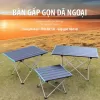 (Size lớn)Bàn dã ngoại xếp gọn picnic du lịch gấp gọn bằng hợp kim nhôm nhẹ, gấp gọn, chắc chắn, độ bền cao.