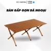 (Size lớn)Bàn dã ngoại xếp gọn picnic du lịch gấp gọn bằng hợp kim nhôm nhẹ, gấp gọn, chắc chắn, độ bền cao. 3