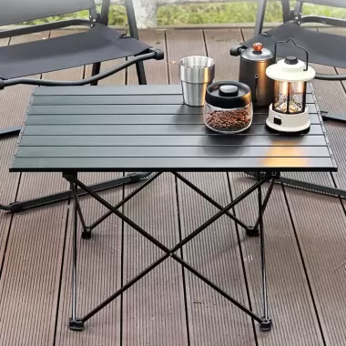 (Size lớn)Bàn dã ngoại xếp gọn picnic du lịch gấp gọn bằng hợp kim nhôm nhẹ, gấp gọn, chắc chắn, độ bền cao.