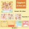 Sổ Nam Châm Capybara Bóc Dính Tiện Lợi - Đồ Chơi Cho Bé Trai Và Bé Gái, Sổ Sticker Từ Tính Thủ Công 8