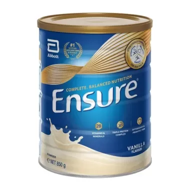 Sữa bột ensure abbott vanilla 850g nội địa Úc hương vani giàu dinh dưỡng hộp 850g - quà tặng mẹ 1