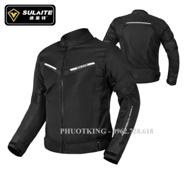 Sulaite - Áo khoác bảo vệ xe máy Áo khoác giáp toàn thân và quần bảo vệ xe máy 4
