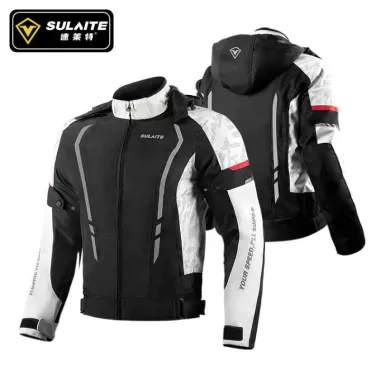 Sulaite - Áo khoác bảo vệ xe máy Áo khoác giáp toàn thân và quần bảo vệ xe máy 7