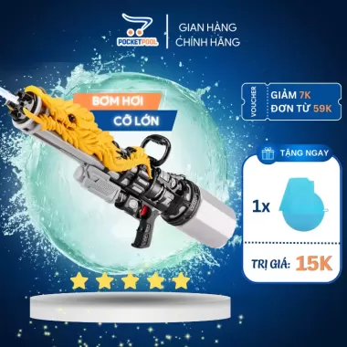 Súng Nước sử dụng pin sạc Điện M416 2025 – Có Pin Sạc, Phun Cực Mạnh, Quà Tặng Hè Cho Bé 9