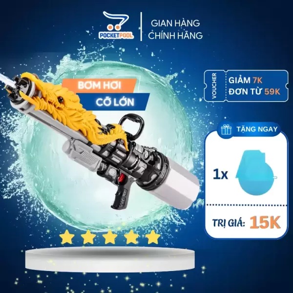 Trải nghiệm chơi ngoài trời với súng nước M416 2025 – Món quà hè lý tưởng cho bé