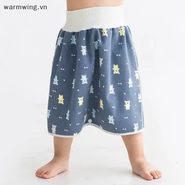 Tã Bé Sơ Sinh Chống Thấm Nước Giá Rẻ - Tã Vải Chống Rò Rỉ Tập Luyện Ngủ Ngáy 56352đ 5