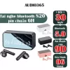 Tai nghe bluetooth không dây S20 cảm ứng, bass cực hay, siêu nhỏ gọn, pin 6H - AUDIO365 1