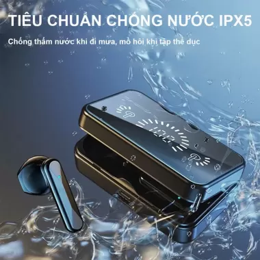 Tai nghe bluetooth không dây S20 cảm ứng, bass cực hay, siêu nhỏ gọn, pin 6H - AUDIO365 4