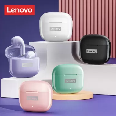 Tai Nghe Bluetooth Lenovo LP40 Plus có chất lượng âm thanh tốt và tích hợp micro Bluetooth 5.3 9