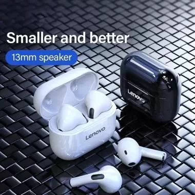 Tai nghe Bluetooth Lenovo LP40 PLUS Tai nghe không dây Tai nghe điều khiển cảm ứng Tai nghe nhét tai thể thao chống nước có micrô 8