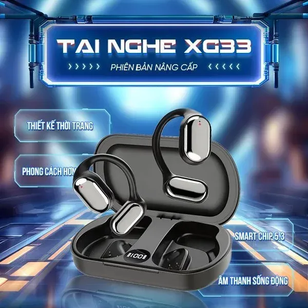 Hình ảnh sản phẩm Tai nghe Bluetooth thể thao XG33 - Đeo thoải mái, pin lâu, mic rõ ràng chỉ 203k