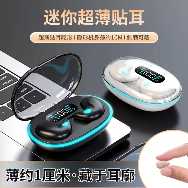 Hình ảnh sản phẩm Tai Nghe Không Dây Ngủ Bluetooth X55, Tai Nghe X55 Pro Mẫu Mới Mỏng Nhẹ Nằm Ngủ, Micro Tích Hợp Nhiều Màu