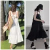 [TẶNG QUẦN/ SẴN] VÁY HAI DÂY BUỘC NƠ THÊU HOA SANG CHẢNH ĐI CHƠI ĐI BIỂN SIÊU XINH 8
