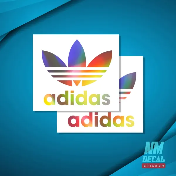 Hình ảnh sản phẩm Tem Dán Logo Adidas Chính Hãng - Giá 1 Cặp Chỉ 20.000đ Thay Vì 26.000đ - Dán Mọi Vị Trí