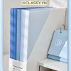 Tệp Đựng Tài Liệu Nhiều Ngăn 40-60 Lá Khổ A4 Bìa Nhựa PP Cao Cấp Đựng Giấy Hồ Sơ Học Sinh VP 6