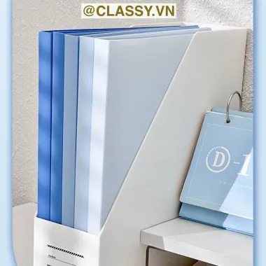 Tệp Đựng Tài Liệu Nhiều Ngăn 40-60 Lá Khổ A4 Bìa Nhựa PP Cao Cấp Đựng Giấy Hồ Sơ Học Sinh VP 6