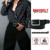 Thắt lưng Unisex Da PU Broobelt Đen Bản 2.3cm Lỗ Bấm - Dây Nịt Nam Nữ Giá Rẻ 90k 5