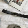 Thắt lưng Unisex Da PU Màu Đen Đơn Giản Nam Nữ Giá Rẻ 65k Thay Vì 83k Bản 2.8cm Broobelt 4
