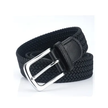 Thắt lưng Unisex Da PU Màu Đen Đơn Giản Nam Nữ Giá Rẻ 65k Thay Vì 83k Bản 2.8cm Broobelt