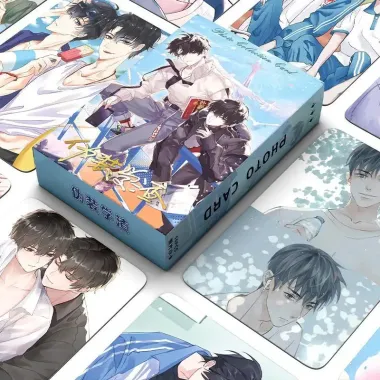 Thẻ Lomo Manhwa BL Học Tra Siêu Đẹp - Ngụy Trang Học Tra Laser Góc Bo - Chỉ 35.000đ! 1