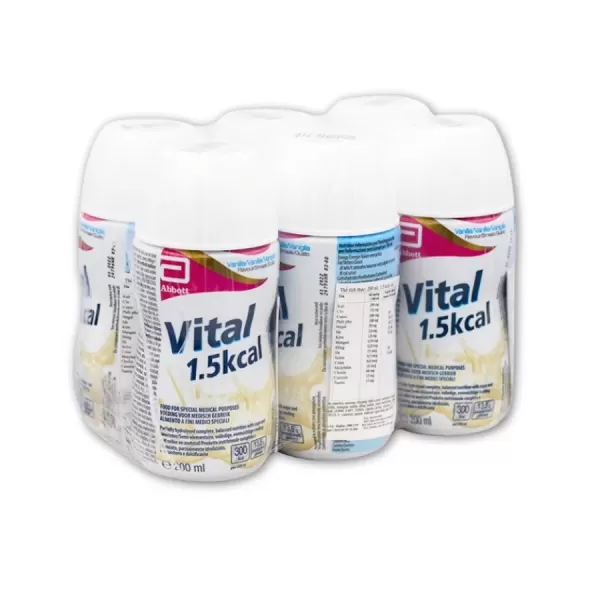 Hình ảnh sản phẩm Thùng 30 Chai Sữa Vital 1.5kcal - Hương Vani, Dành Cho Cơ Thể Kém Dung Nạp Tiêu Hóa (200ml/ chai)