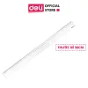 Thước kẻ Deli trong suốt học sinh giá rẻ chỉ 7000đ - Thước kẻ nhựa dễ nhìn chính hãng