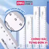 Thước kẻ Deli trong suốt học sinh giá rẻ chỉ 7000đ - Thước kẻ nhựa dễ nhìn chính hãng 3