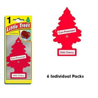 Tinh dầu ô tô Cherry LITTLE TREES giảm 17% còn 175k - 6 cây thông thơm xe hơi cao cấp 1