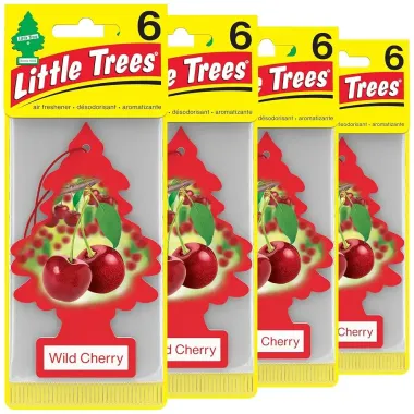 Tinh dầu ô tô Cherry LITTLE TREES giảm 17% còn 175k - 6 cây thông thơm xe hơi cao cấp 5