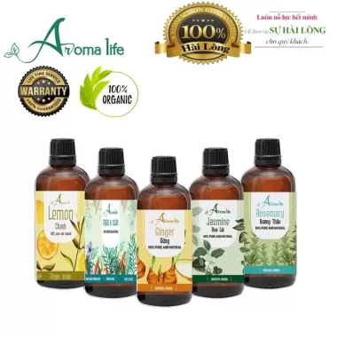 Tinh Dầu Thiên Nhiên Nguyên Chất Aromalife, Mùi Thơm Quyến Rũ Dung Tích 50 - 100ml