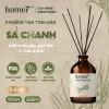 Tinh dầu thơm phòng Sả chanh khuếch tán dạng que gỗ thiên nhiên HOMER dung tích 100ml/250ml - Thơm suốt 600 giờ, khử mùi