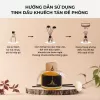 Tinh Dầu Thơm Phòng Thiên Nhiên 100ml Hoa Khô ,Que Gỗ Lọ Tự Khuếch Để Phòng Ngủ, mù hoa oải huơng hãng Phòng Khách, 3