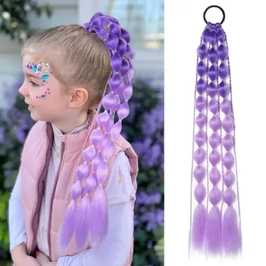 Tóc Giả Màu Ombré Cho Bé Gái - Phụ Kiện Tóc Nối Dài Dễ Dáng, Giá Cực Sốc 73k 4 Tóc Giả Màu Ombré Cho Bé Gái - Phụ Kiện Tóc Nối Dài Dễ Dáng, Giá Cực Sốc 73k 4