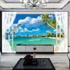 Tranh Sơn Moonlit Feline 40x50cm Dán Tường Phòng Khách Nội Thất Giá Sốc Chỉ 99000đ 3